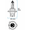 KRAWEHL Lâmpada de halogéneo H-4 P43t 12V 60/55W Caixa