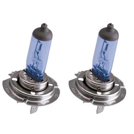 KRAWEHL Jeu de 2 ampoules de phares halogènes BLEU METALLIQUE H-7-7009.0001364