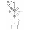 Lampe HID D2R 12/24V 35W P32d-3 6000K