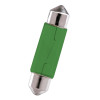 KRAWEHL Lâmpada miniatura C5W - PLAFONIER 11 x 38 mm Verde 12V 5W Caixa