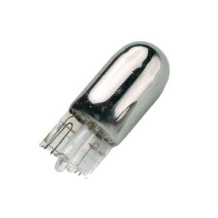 Lámpara Miniatura WY5W - T-10 CONTROL Sin Casquillo - Cristal Cromado "Invisible" 12V 5W