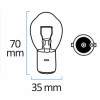 Lâmpada miniatura F2 - 1 POLO 12V 45W