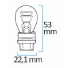 Lâmpada miniatura AMERICANA 12V 27/7W