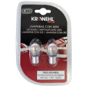 Lámpara LED Miniature PY21/5W - DOS POLOS Ámbar  20,4 x 49