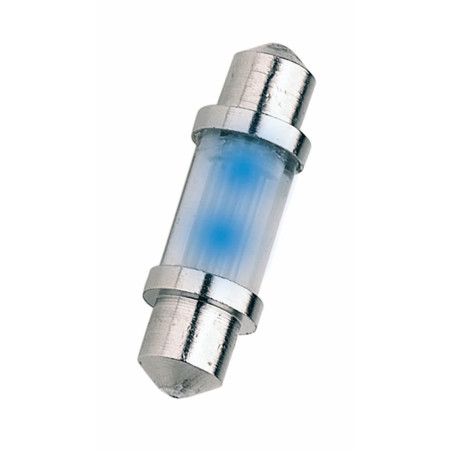 Candeeiro LED C5W miniatura - PLAFONIER/FESTOON Azul 11 x 36