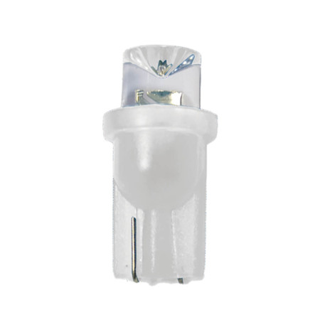 Lâmpada LED miniatura T-10 - CONCAVA Branco