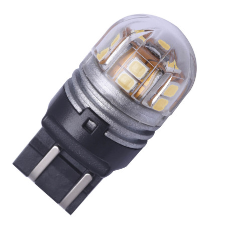 Lâmpada LED miniatura T-20 WY21/5W - DOIS POLOS Âmbar