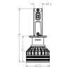 LED Halogen Bulb Direct Fit System 2x H-1 - 16W