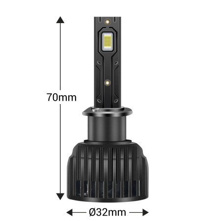 Lámpara LED Halógena 12V  2x H-1 - 30W