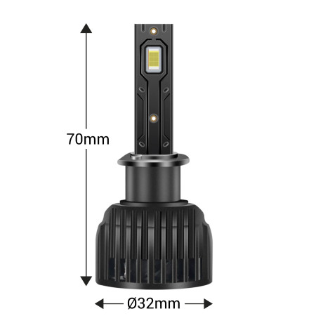 Lâmpada LED de halogéneo 12V 2x H-1 - 30W