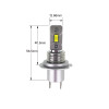 LED Halogen Bulb Direct Fit System 2x H-7 - 16W