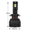 LED Halogen Bulb 12V  2x H-7 - 30W