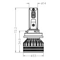 Lámpara LED Halógena 2x H-8 / H-9 / H-11 - 26W