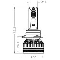 Lâmpada LED de halogéneo 2x HB-4 9006 - 26W