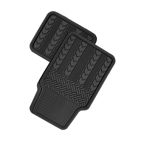 Pneumatic PVC Mats - Black 4 pieces