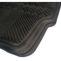 Pneus pour tapis en PVC - Noir 4 pcs