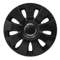 Set of 4 hubcaps - AURA Black