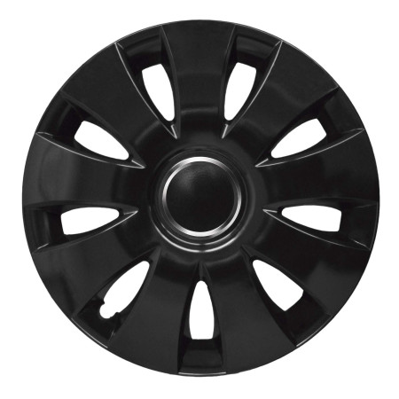 Set of 4 hubcaps - AURA Black