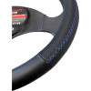 Steering Wheel Cover Mod. MARANELLO XXX  - Black/blue