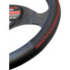 Steering Wheel Cover Mod. MARANELLO XXX  - Black/red