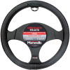 Steering Wheel Cover Mod. MARANELLO - Black/white - Ø37 / Ø40 cm