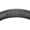 Steering Wheel Cover Mod. MARANELLO - Black/black - Ø37 / Ø40 cm