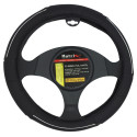 Black/Chrome Steering Wheel Cover - Black/Chromed KRAWEHL