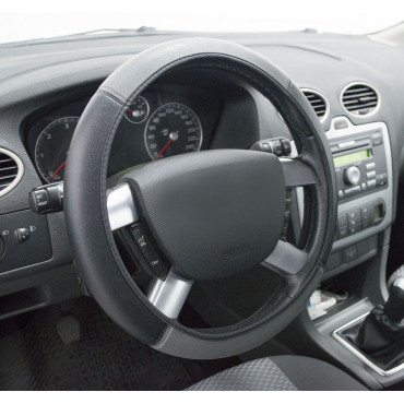 Steering Wheel Cover Mod. PAXI - Black/Grey