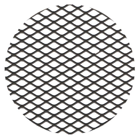 Grille diamantée en aluminium 100 x 30 cm - Argent