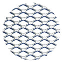 Aluminium honeycomb grille 100 x 30 cm - Silver