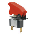 Interruptor vermelho com LED azul