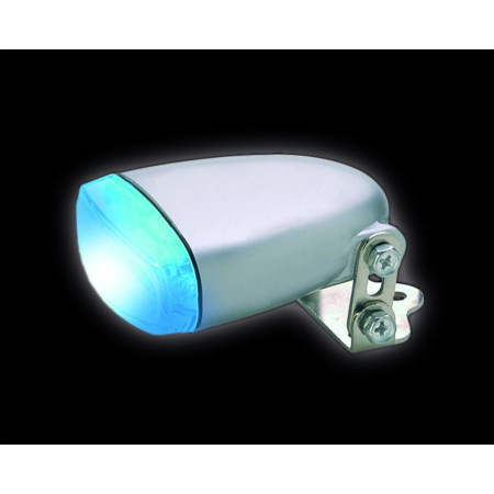 Luz orientable con LED azul y flash