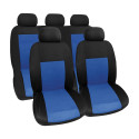 Seat Cover - Puerto Rico Model - 9 PCS - Blue/Black