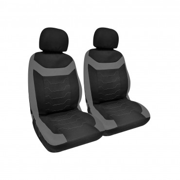 Seat Cover - Bahamas Model - 4 PCS - Grey/Black