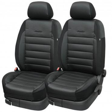 Seat Cover - Zeus Model - PREMIUM - 4 PCS - Black