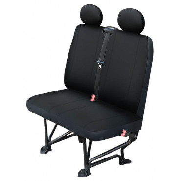 Double seat cover for van - PVC with Leather look - 4 PCS