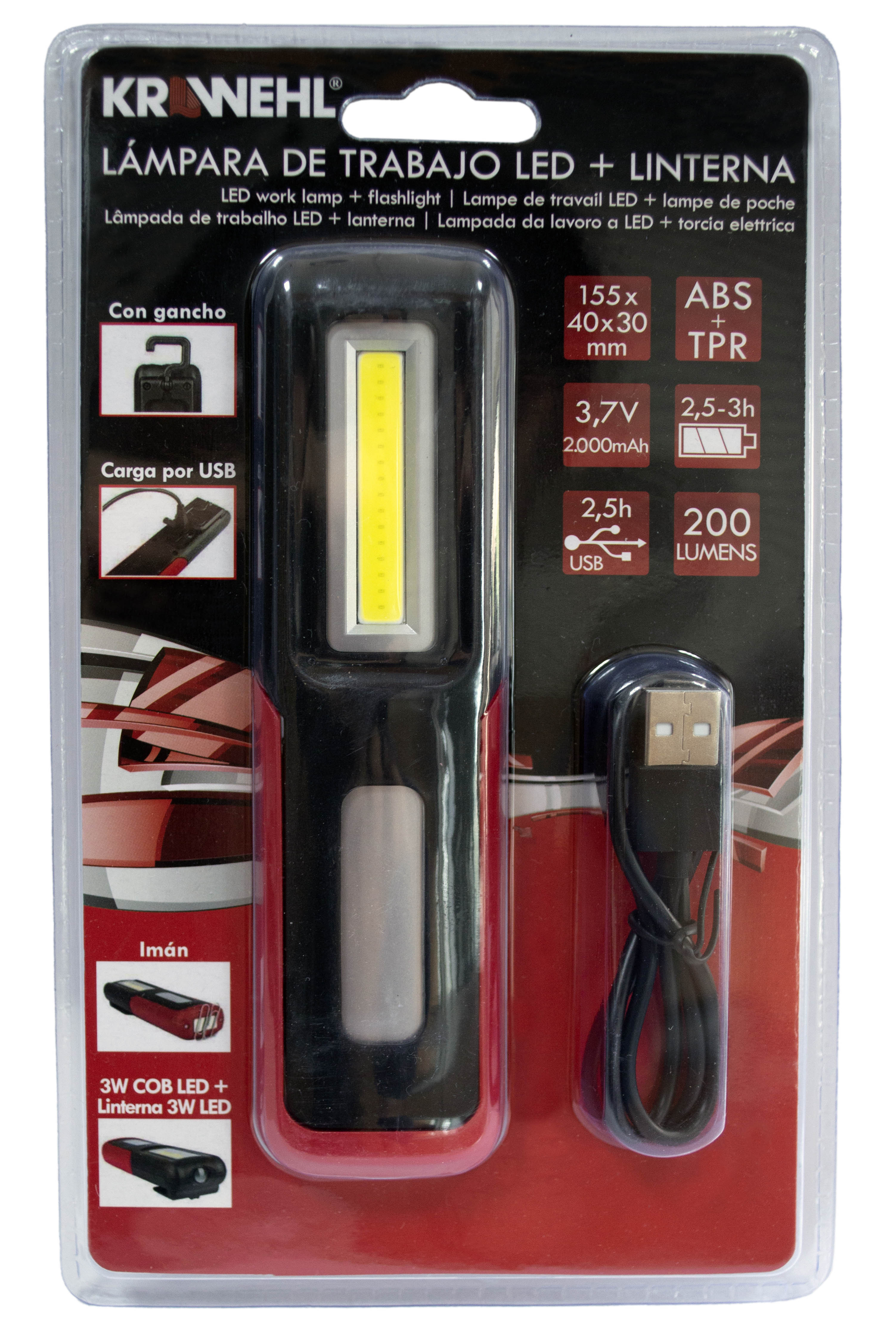 Baladeuse LED rechargeable - Collection de lampes baladeuses
