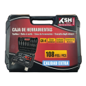 Caja Herramientas 108 Piezas - CALIDAD EXTRA