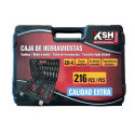 Caja Herramientas 216 Piezas - CALIDAD EXTRA