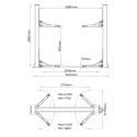 2 Column Automatic 4,2T 230V 2 Column Lift