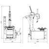 Démonte-pneus automatique