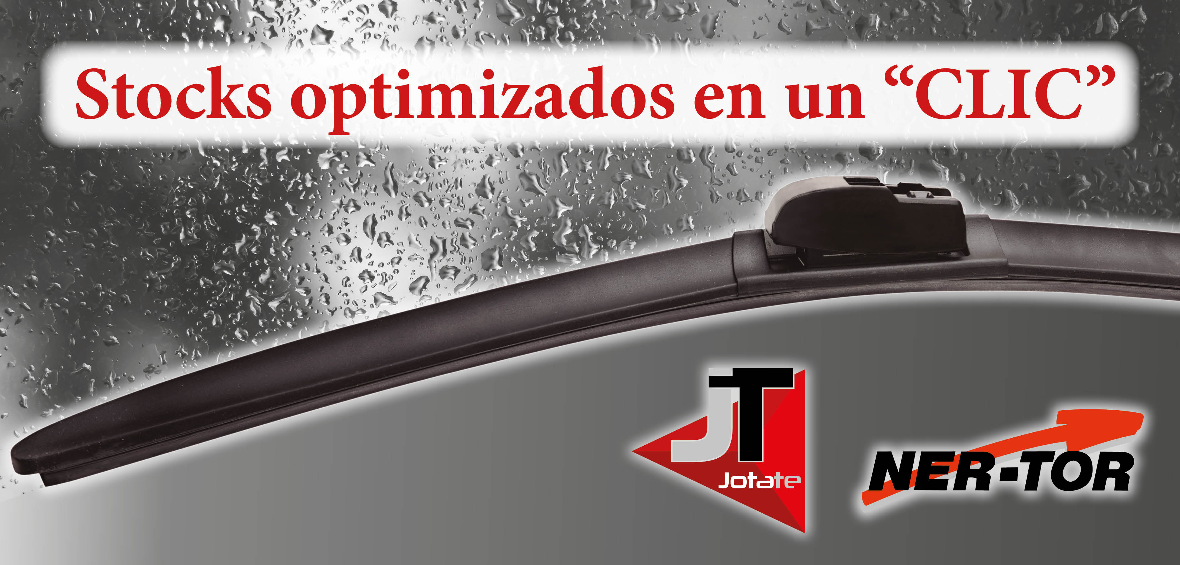 La escobilla limpiaparabrisas JT T-Flex optimiza stocks